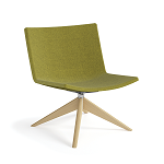 Soft Seating Chair - 'Vegas' Timber Swivel